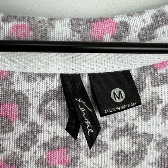 Kensie Pink Leopard Super Soft Racerback Tank M NWT - Picture 6 of 6